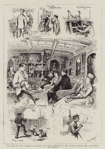 The Race for the America Cup, Among the Yachts Previous to the Contest Between the Volunteer and Thistle by William Allen Rogers